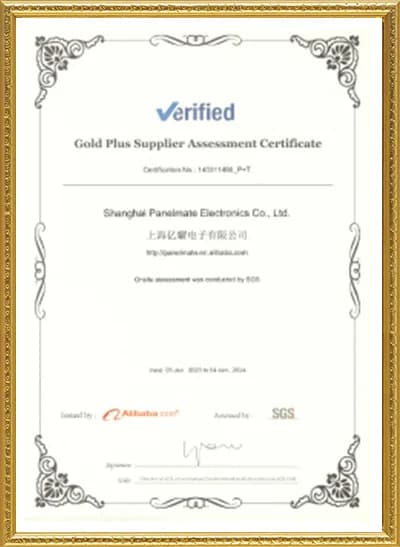 SGS Gold Plus supplier assessment